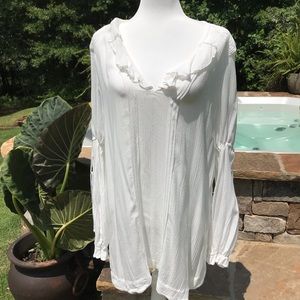 Free People White Cover-up
